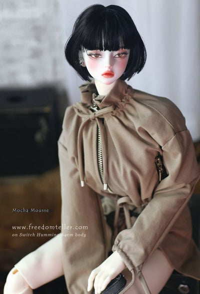 Bomber (Ruffle) Mocha Mouss: 58cm&64cm [Limited quantity] | PREORDER | OUTFIT