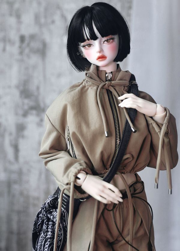 Bomber (Ruffle) Mocha Mouss: 58cm&64cm [Limited quantity] | PREORDER | OUTFIT