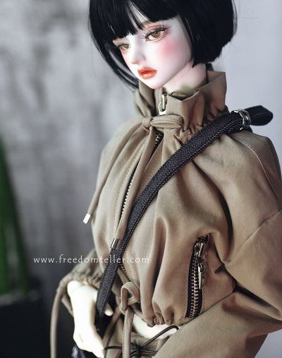 Bomber (Ruffle) Mocha Mouss: 58cm&64cm [Limited quantity] | PREORDER | OUTFIT