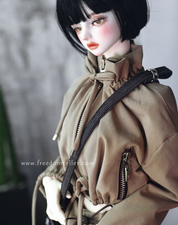 Bomber (Ruffle) Mocha Mouss: 58cm&64cm [Limited quantity] | PREORDER | OUTFIT