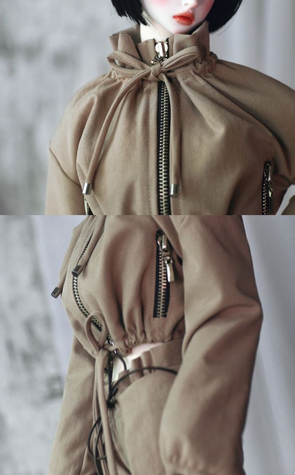 Bomber (Ruffle) Mocha Mouss: 58cm&64cm [Limited quantity] | PREORDER | OUTFIT