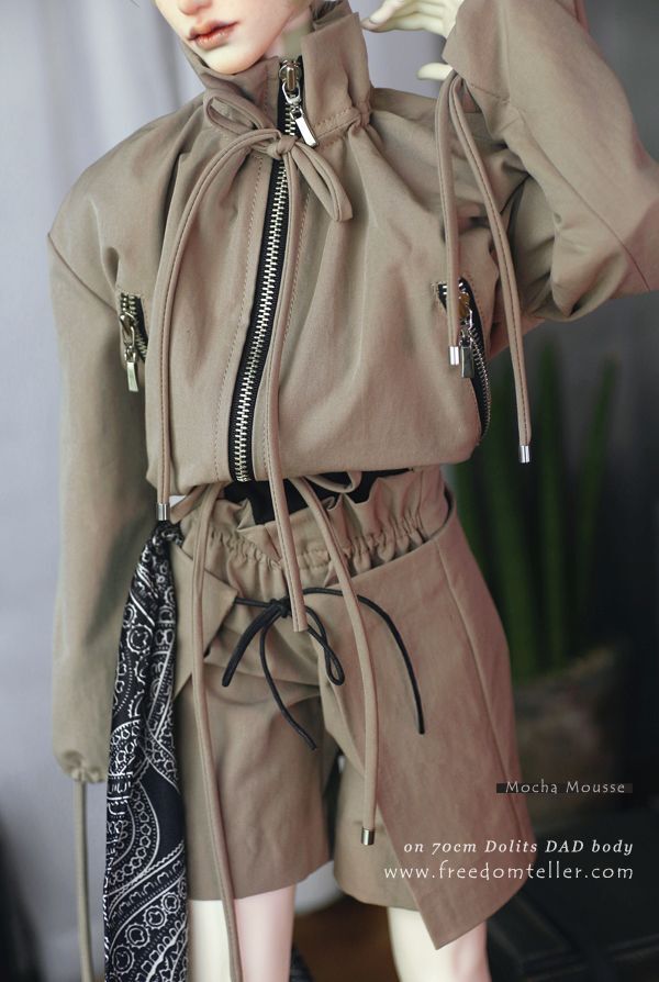 Shorts (w/wrap skirt) Mocha Mousse: 70cm [Limited quantity] | PREORDER | OUTFIT