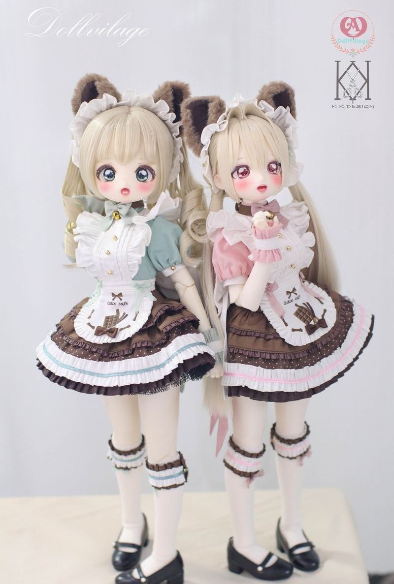 Neko Café Full Set Mint Choco: ADV41 or 1/4 Doll (7-8inch) [20% OFF for a limited time] | PREORDER | OUTFIT