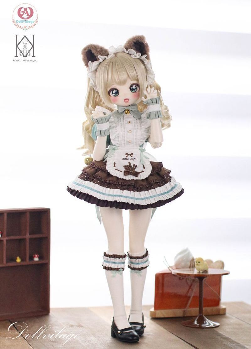 Neko Café Full Set Mint Choco: ADV43 or MDD (8-9inch) [20% OFF for a limited time] | PREORDER | OUTFIT