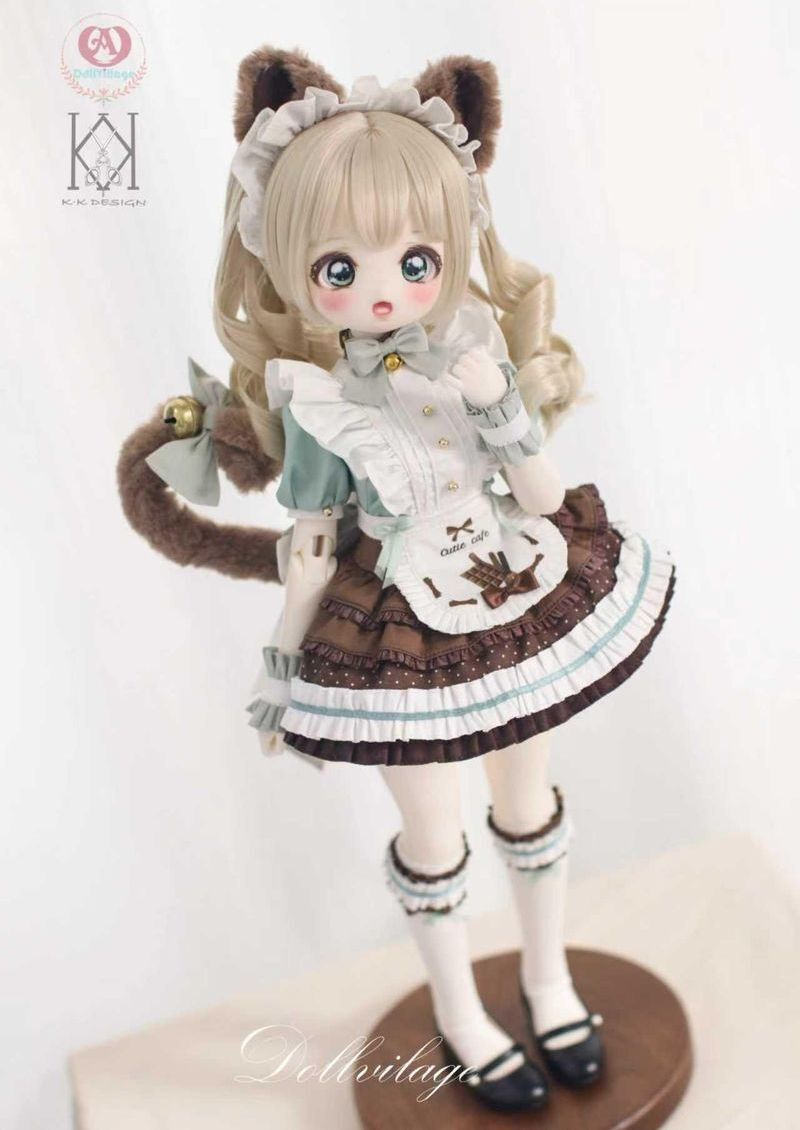 Neko Café Full Set Mint Choco: ADV43 or MDD (8-9inch) [20% OFF for a limited time] | PREORDER | OUTFIT