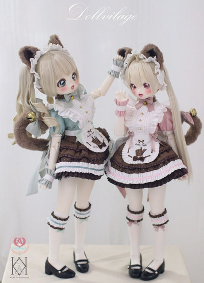 Neko Café Full Set Mint Choco: ADV43 or MDD (8-9inch) [20% OFF for a limited time] | PREORDER | OUTFIT