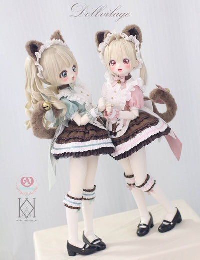 Neko Café Full Set Mint Choco: MSD (7-8inch) [20% OFF for a limited time] | PREORDER | OUTFIT
