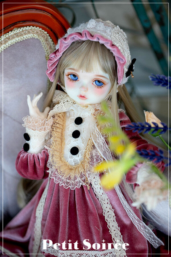 Rosaline Dress (for MSD) -Rose | PREORDER | OUTFIT