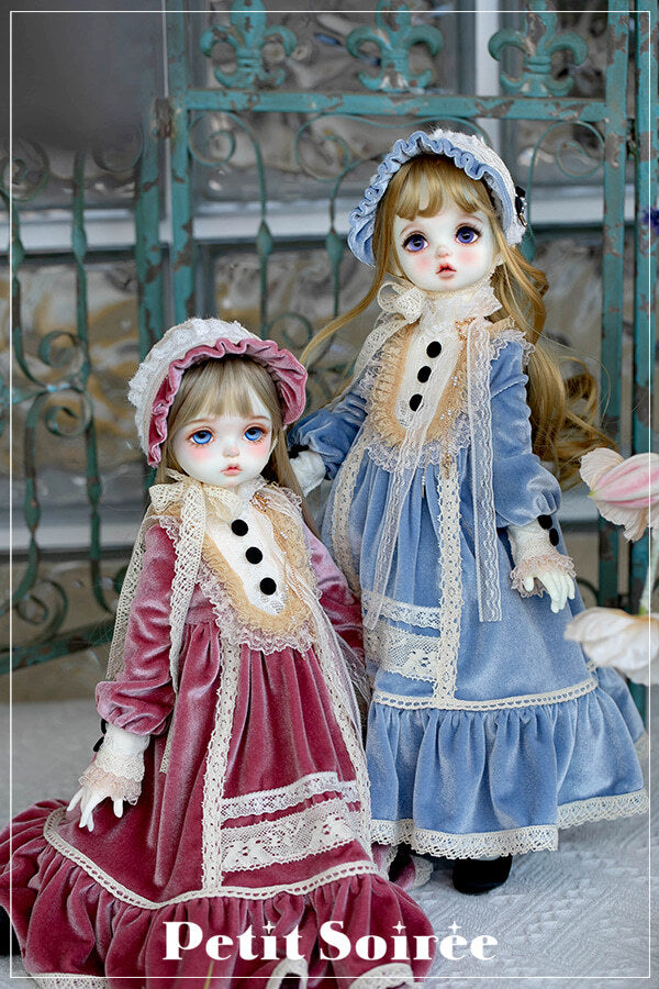 Rosaline Dress (for MSD) -Rose | PREORDER | OUTFIT