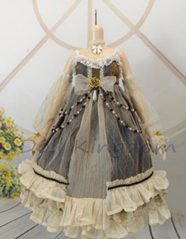 Sparkly Dress Gold (30cm/YoSD) | Item in Stock | OUTFIT