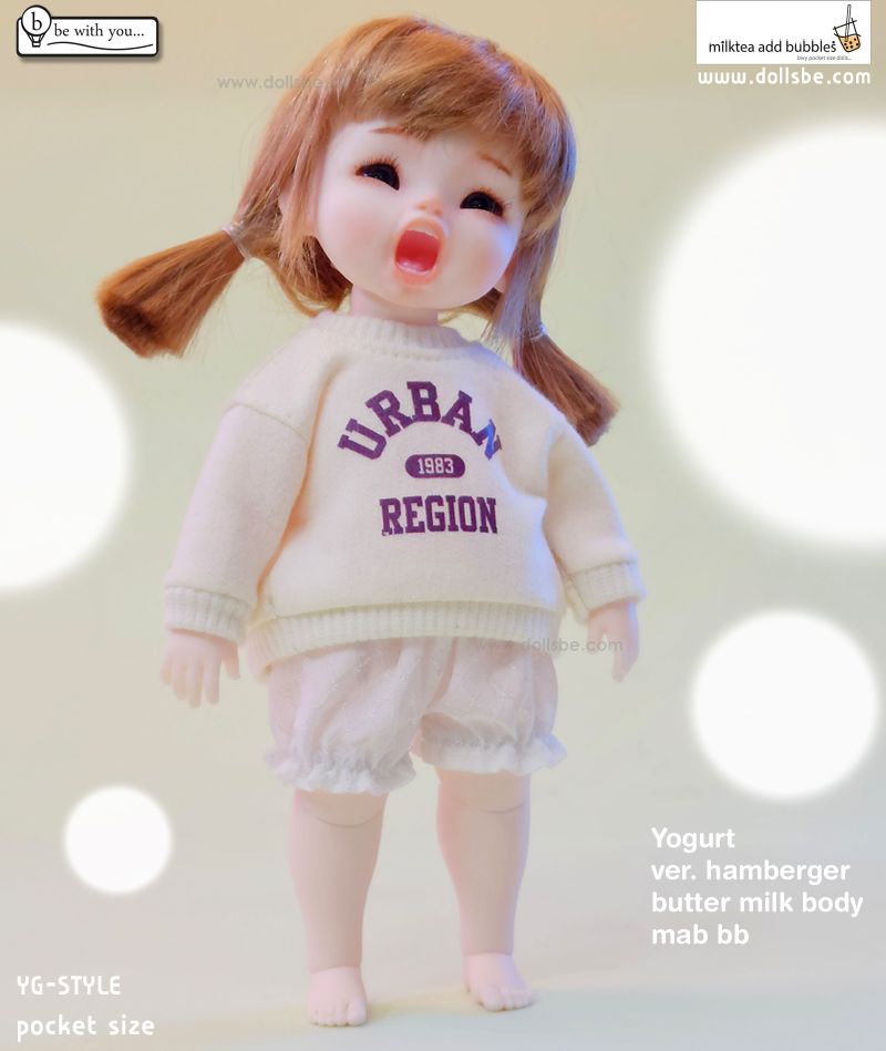 Yogurt Ver. Hamberger mab 18cm Doll [Limited Time 10% OFF] | PREORDER | DOLL
