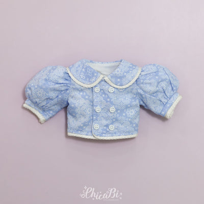 Test[Mini] Paisley Short jacket/Sky blue | Preorder | OUTFIT