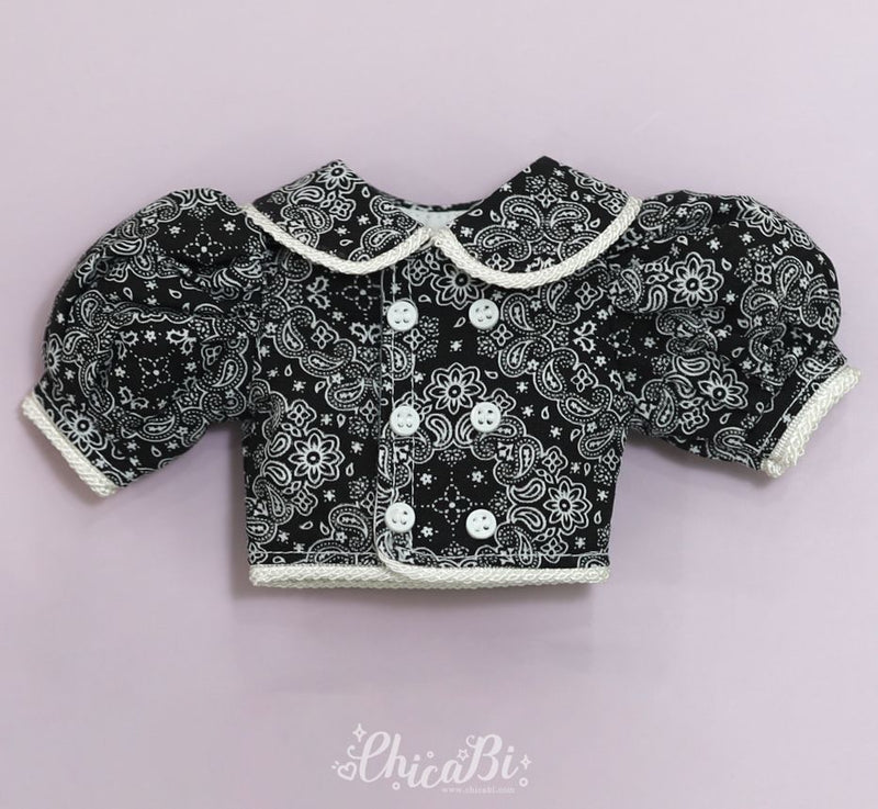 Test[Mini] Paisley Short jacket/black | Preorder | OUTFIT