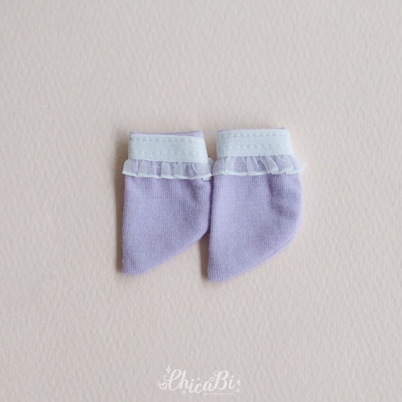 [Bebe] frill Socks Violet | Preorder | OUTFIT