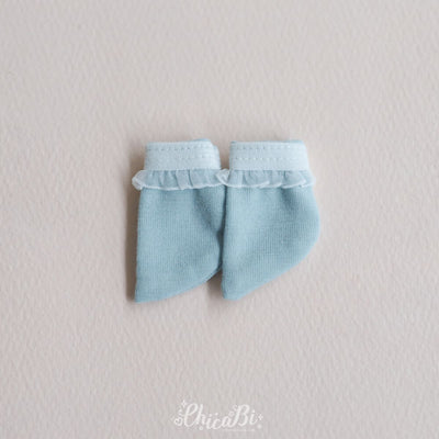[Bebe] frill Socks Indie blue | Preorder | OUTFIT