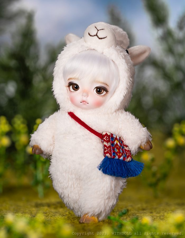 Big Head Alpaca Alex (White) [5% OFF for a limited time] | PREORDER | DOLL