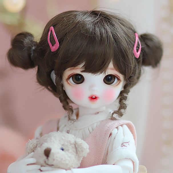 [7-8"] Dango twin tails/Brown | Preorder | WIG