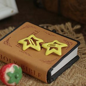 CAC000119 Yellow Star Hair Clips (Free Size) [2023_9.Preorder]  | Preorder | ACCESSORIES