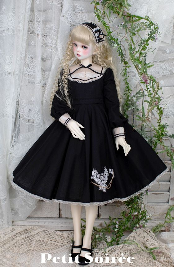 Margaret Dress (SD)-Black | Preorder | OUTFIT
