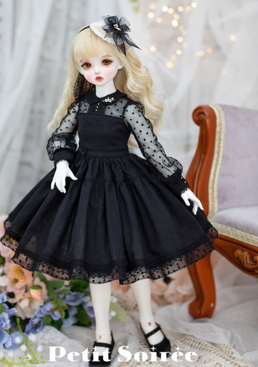 Begonia dress (MSD size): Black | Preorder | OUTFIT
