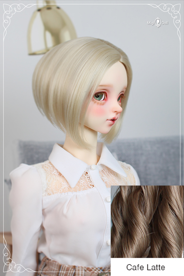 A-Bob Cut (MS-071) 6-7inch: Cafe Latte [20% OFF for a limited time] | Preorder | WIG