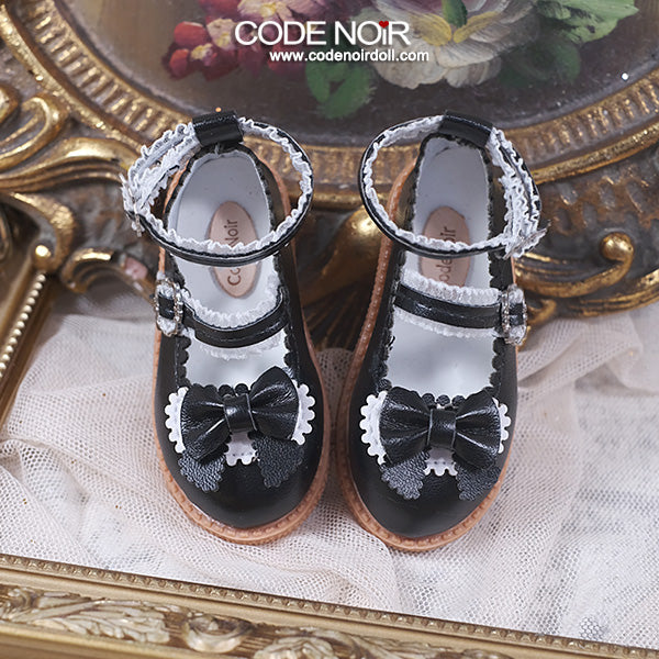 CLS000187 BLACK LOLITA SHOES (SD) | Preorder | SHOES