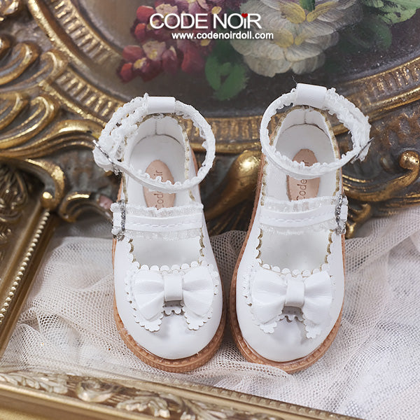 CLS000188 WHITE LOLITA SHOES (SD) | Preorder | SHOES