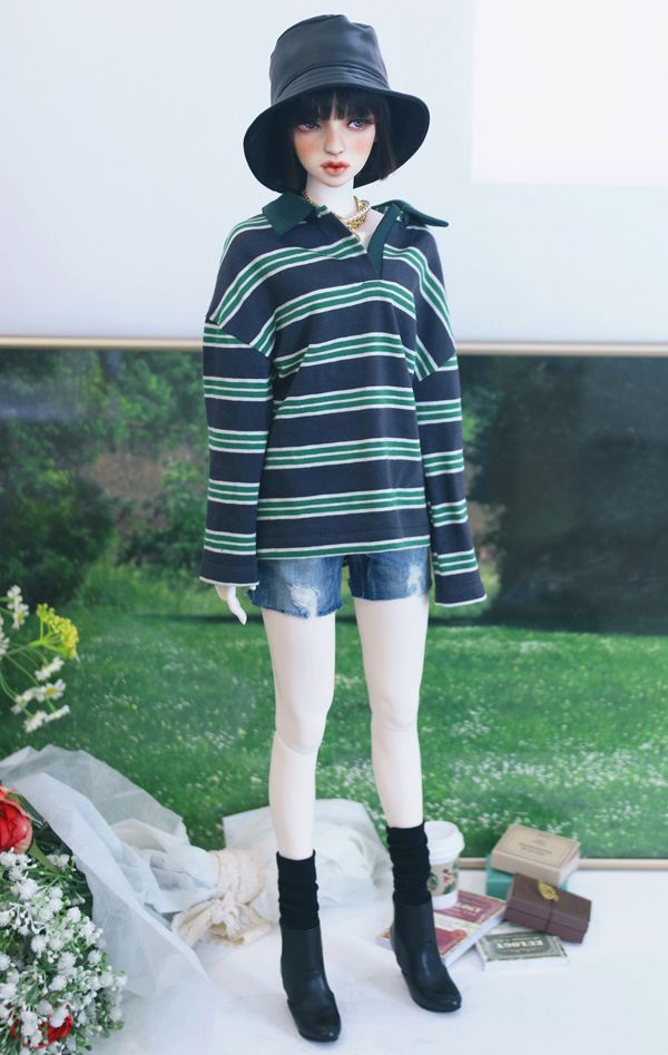 Polo Rugby T Green Stripe: 58cm&64cm | Preorder | OUTFIT