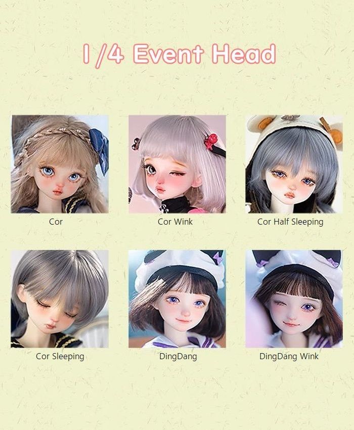 2024 August 1/4 Head [Limited Time] | Preorder | PARTS