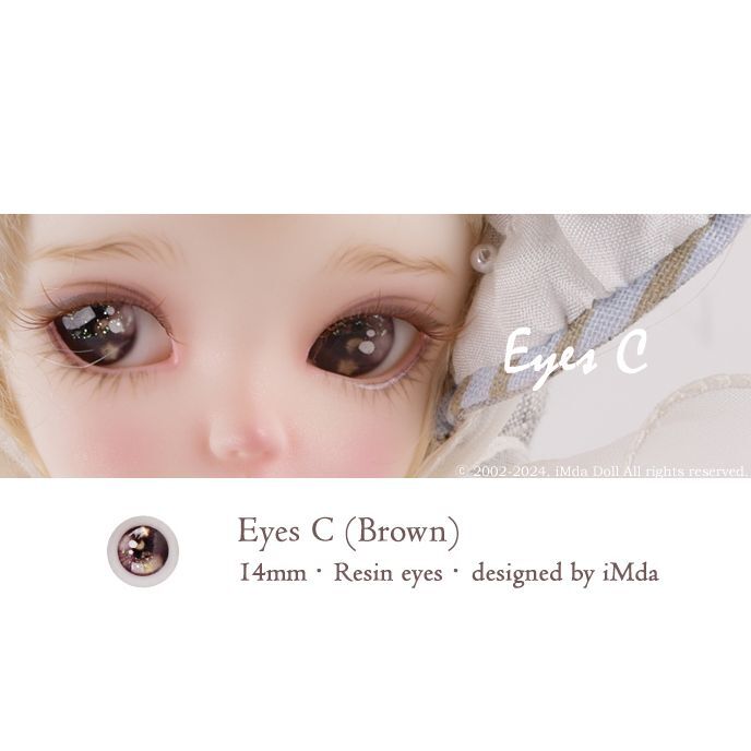 iMda2.6 Eyes C (Resin Brown 14mm) [Limited time] | PREORDER | EYES