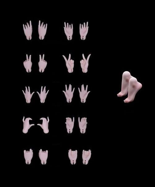 1/4 Hand & Feet Parts (for textile body) | PREORDER | PARTS