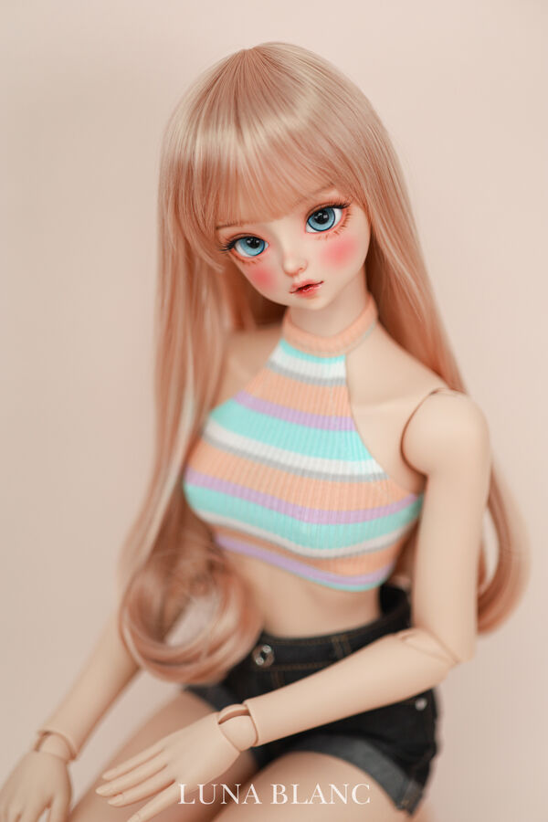 [SD13-16] Halterneck sleeveless (Sunny Tangerine) |  PREORDER | WIG