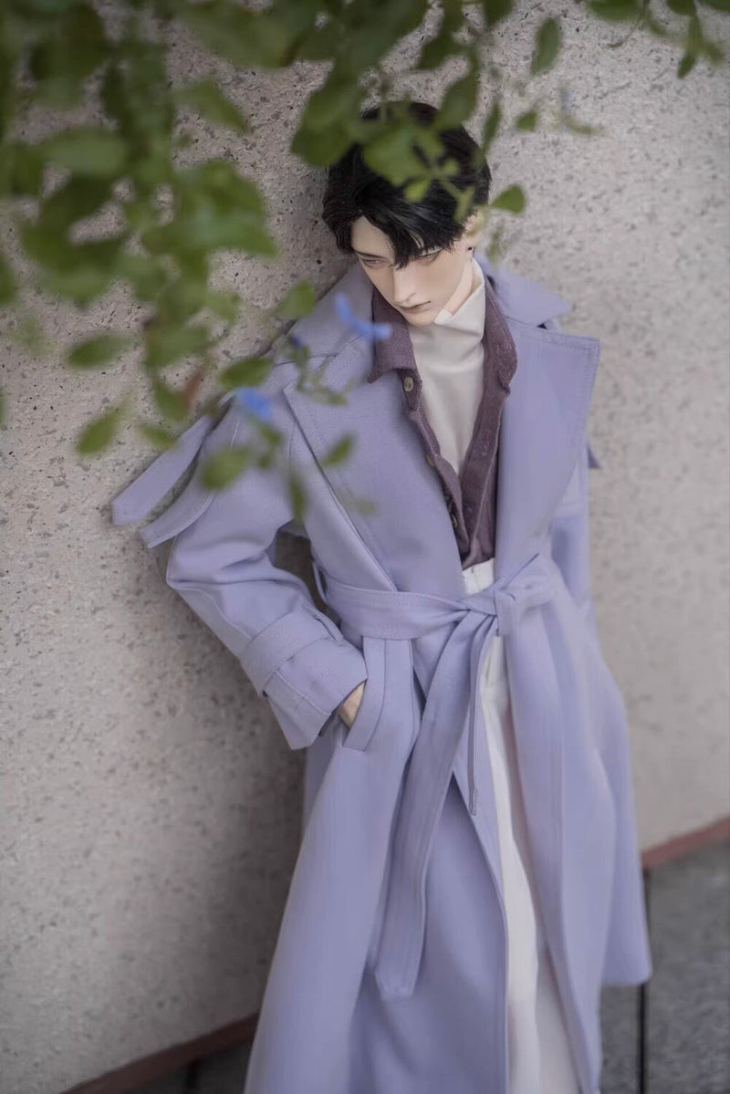 Long Trench Coat Violet: ID75 [Limited time] | PREORDER | OUTFIT