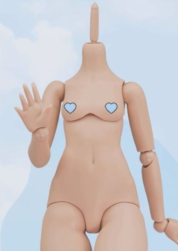 1/4 Girl Body (Mimi Ver.2) Chest S-Chocolate Skin [Limited quantity] | PREORDER | PARTS