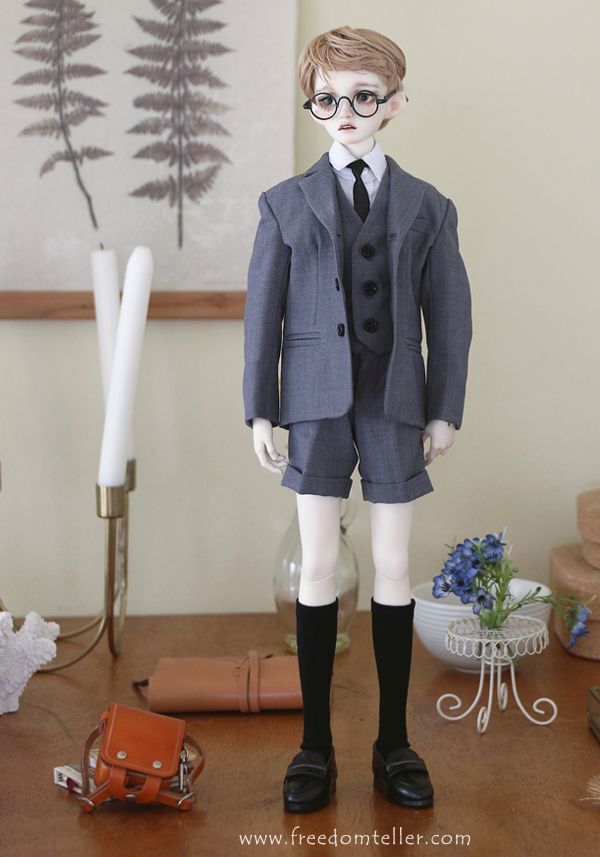 Vintage Suit Set (M.Grey) 48cm [Limited Time Only] | PREORDER | OUTFIT