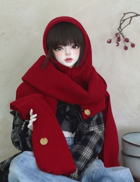 baraclava + long muffler set red: Boys & Girls [Limited Time Offer] | PREORDER | ACCESSORIES