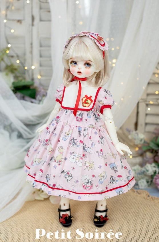 Cherry Dress (Puppy time) | PREORDER | OUTFIT