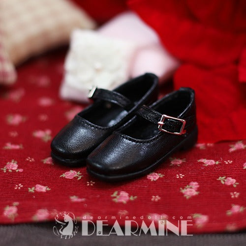 Square flat Black | PREORDER | SHOES