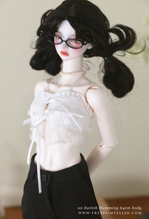 Ribbony (Halter Top)_Monotone White: 58cm & 64cm | PREORDER | OUTFIT