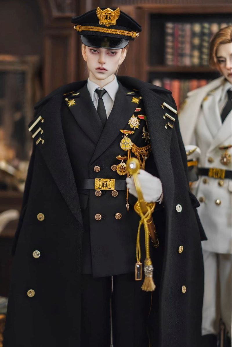 Honor Military Dress Black & Gold Fullset: ID75 [Limited Time Offer] | PREORDER | OUTFIT