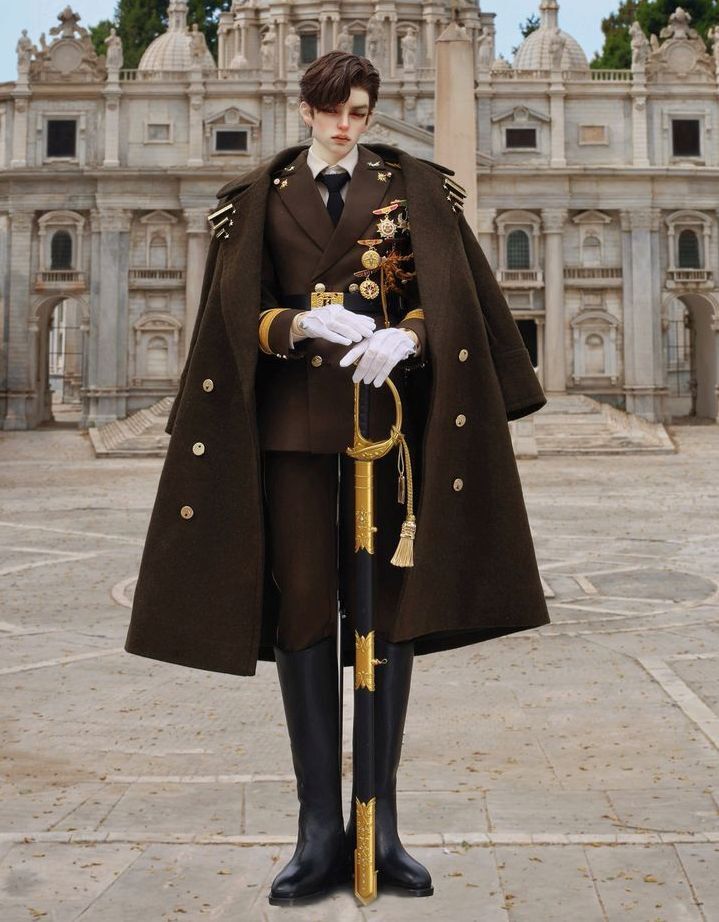 Honour Military Dress Brown & Gold [Limited Time Offer] | PREORDER | OUTFIT
