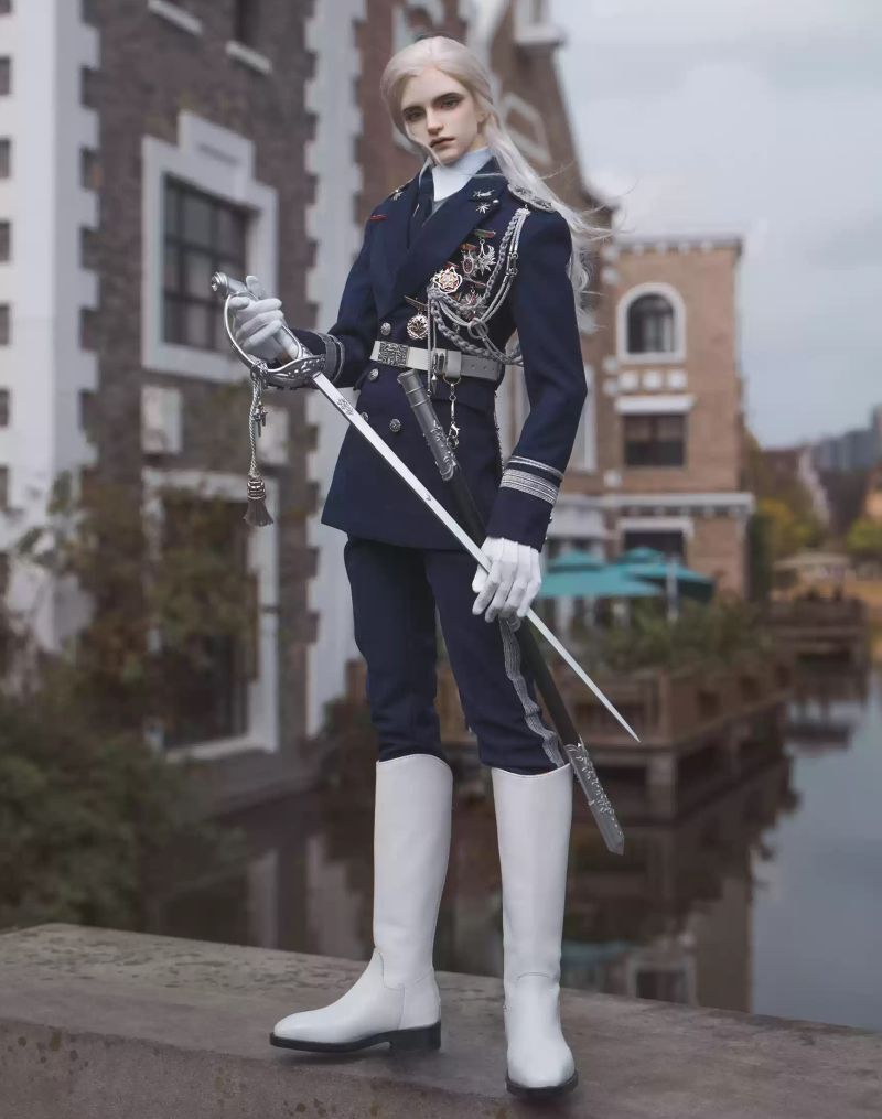 Honor Military Dress Blue & Silver Fullset: ID75 [Limited Time Offer] | PREORDER | OUTFIT