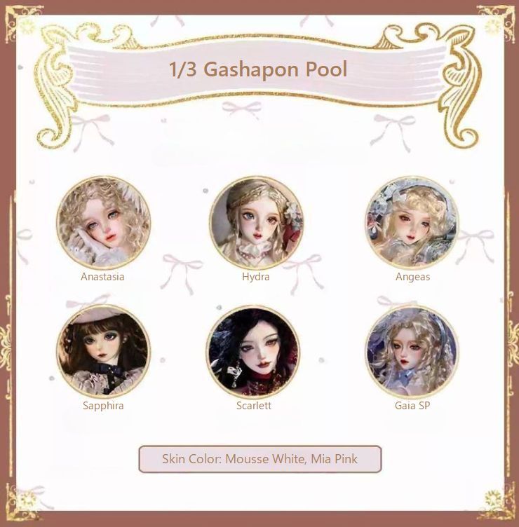 1/3 Gashapon: Random (3 figures) [Limited Time] | PREORDER | DOLL