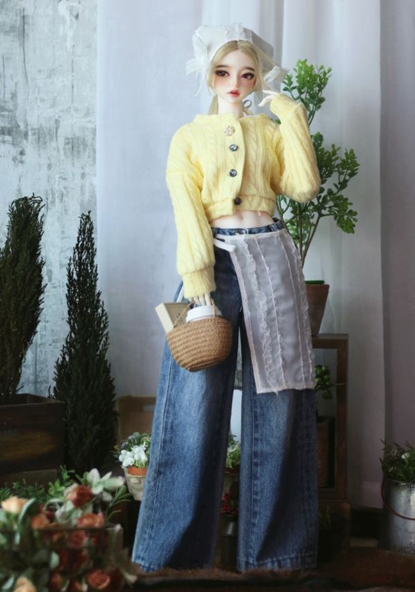 Jean Pants (Extra Widefit) Washed Dark Blue [Limited Quantity & Limited Time Offer]  | PREORDER | OUTFIT