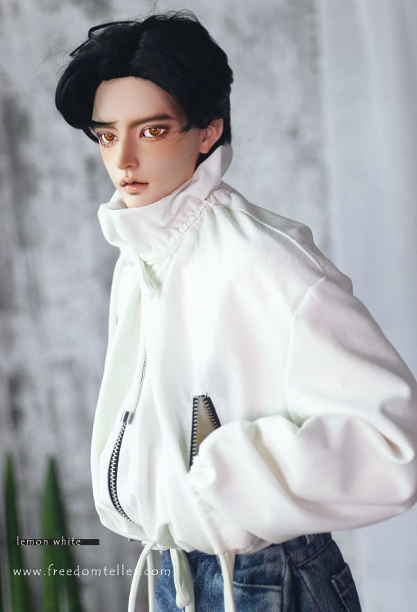 Bomber (Ruffle) Lemon White: 70cm [Limited quantity] | PREORDER | OUTFIT