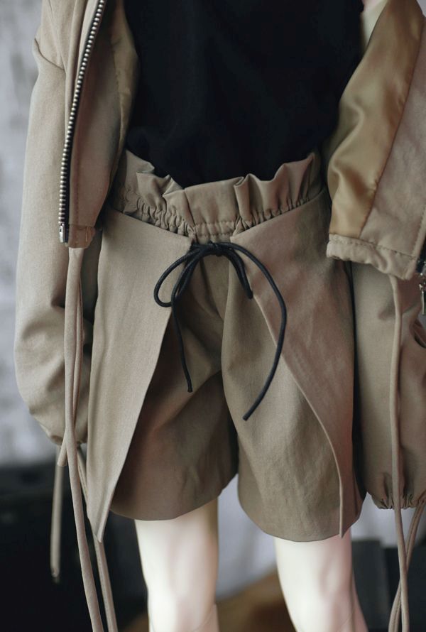 Shorts (w/wrap skirt) Mocha Mousse: 70cm [Limited quantity] | PREORDER | OUTFIT