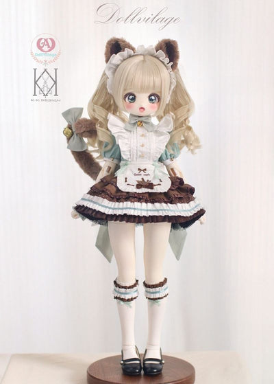 Neko Café Full Set Mint Choco: MSD (7-8inch) [20% OFF for a limited time] | PREORDER | OUTFIT