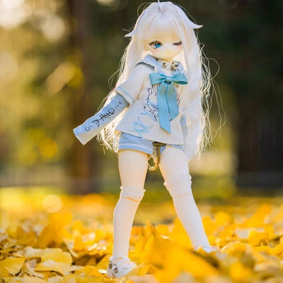 Doo Meow Meow White & Blue Set | Item in Stock | OUTFIT