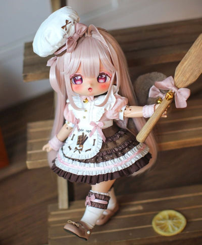 Neko Café Set Raspberry Chocolate: 23cm [Limited time discount] | PREORDER | OUTFIT