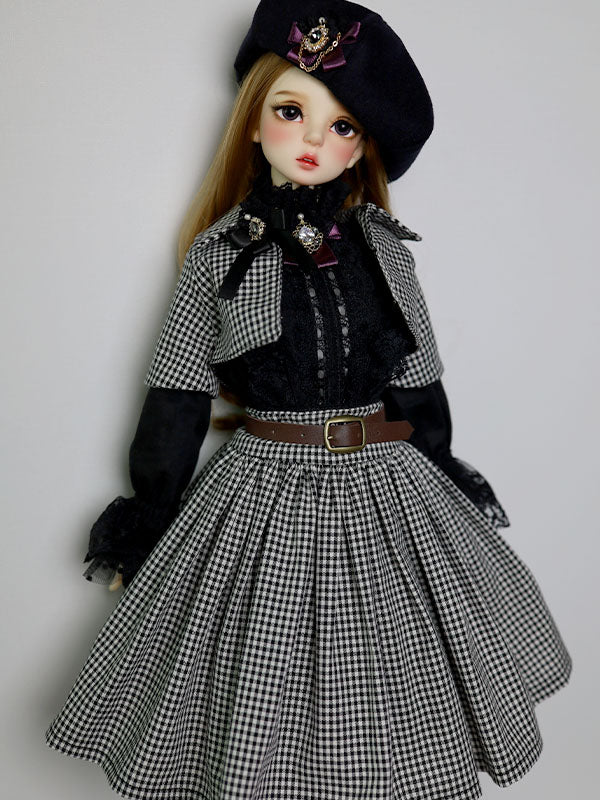 AK-330 Check Skirt (Belt) | Preorder | OUTFIT